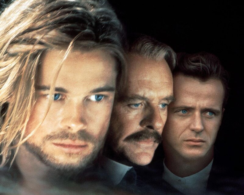 Three Men in Profile — Black