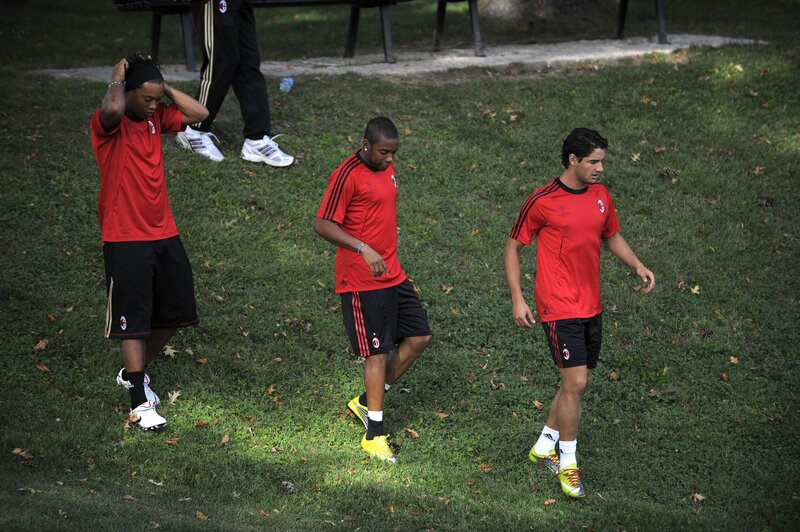 Three Men in Red Shirts — Calm