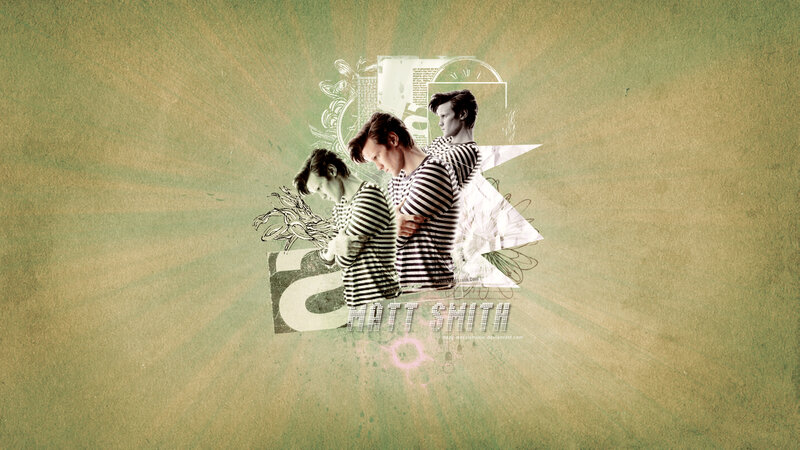 Three Men in Striped Shirts — Green