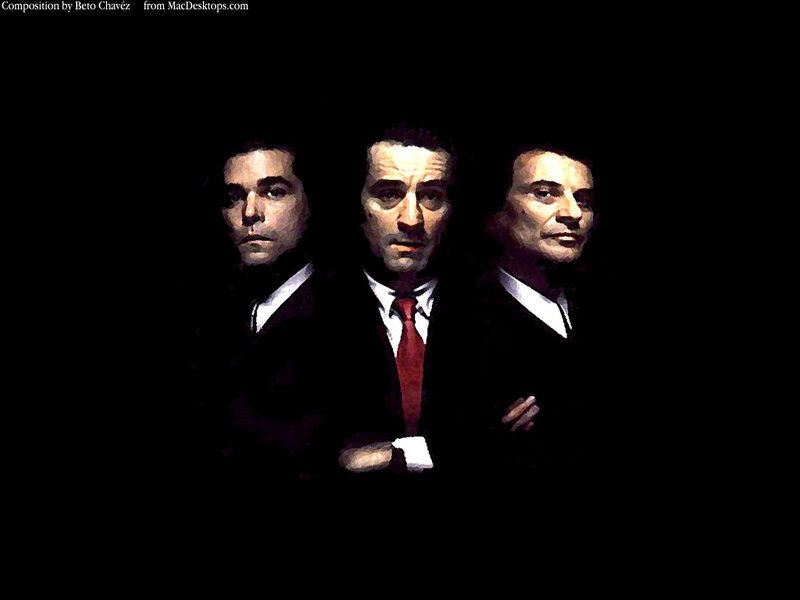 Three Men in Suits — Black, Dramatic, Digital Art