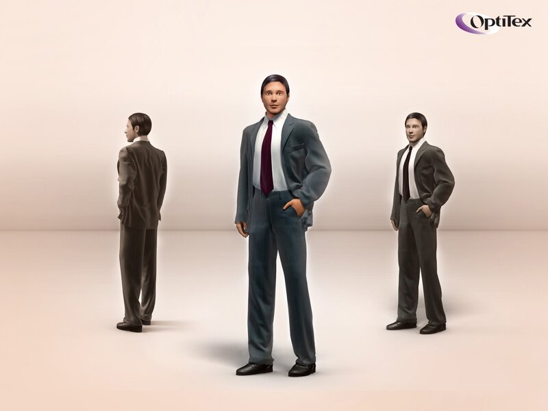 Three Men in Suits — Gray, Neutral