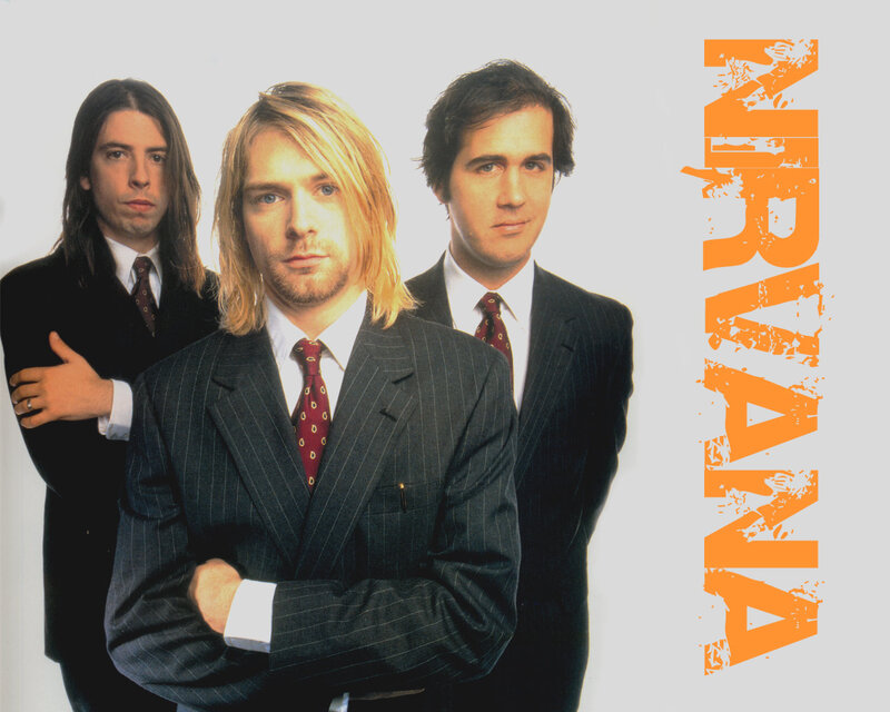 Three Men in Suits — Orange