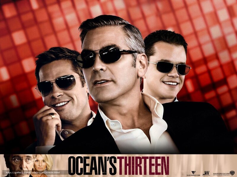 Three Men in Sunglasses — Red