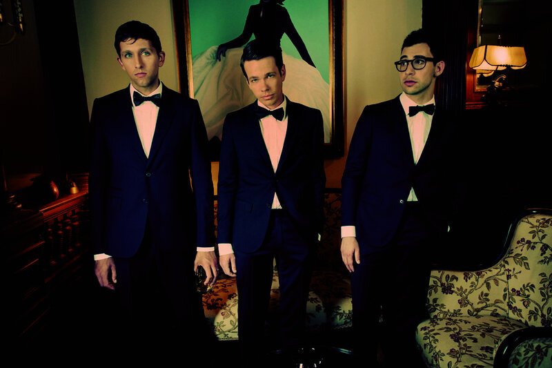 Three Men in Tuxedos — Black, Dramatic