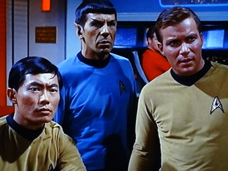 Three Men in Uniforms — Blue