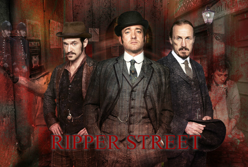 Three Men in Victorian Clothing