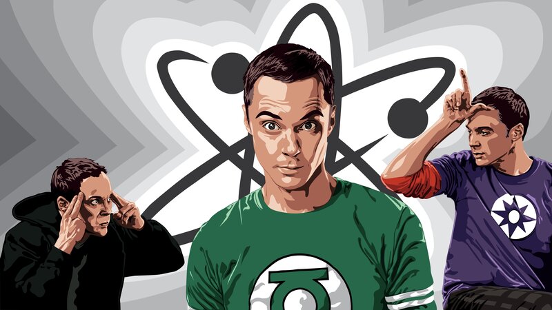 Three Men Making Gestures — Green, Humorous