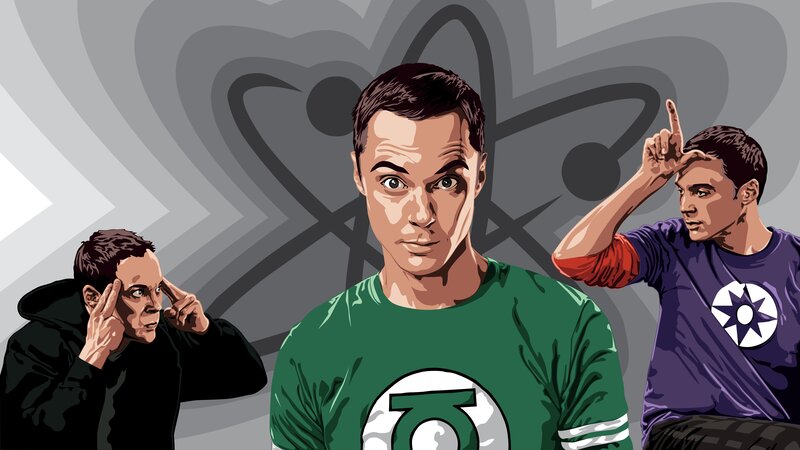 Three Men Making Gestures — Green, Neutral