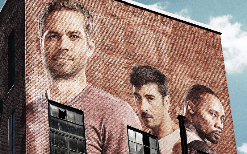 Three Men on a Mural