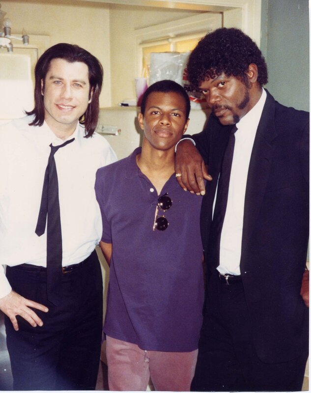 Three Men Posing Together — White