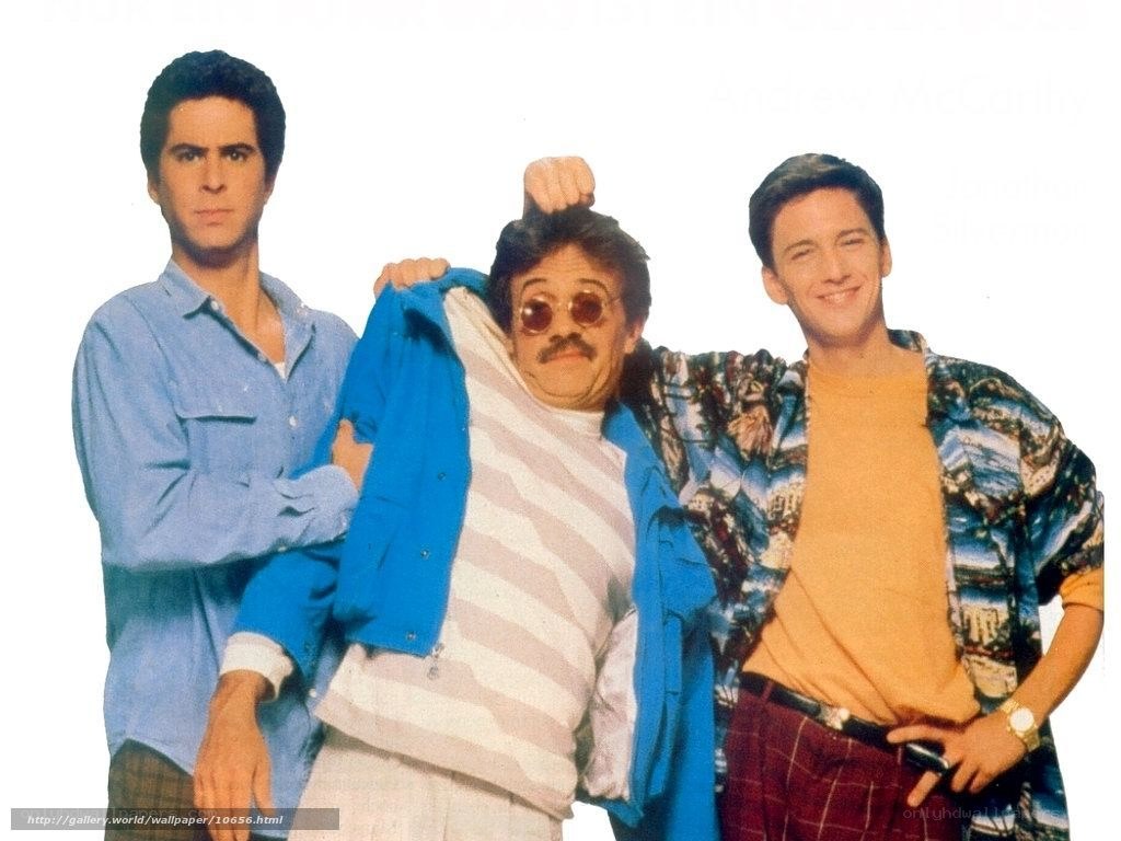 Three men posing together