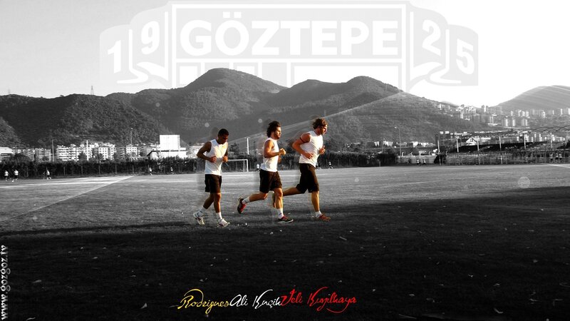 Three Men Running — Black