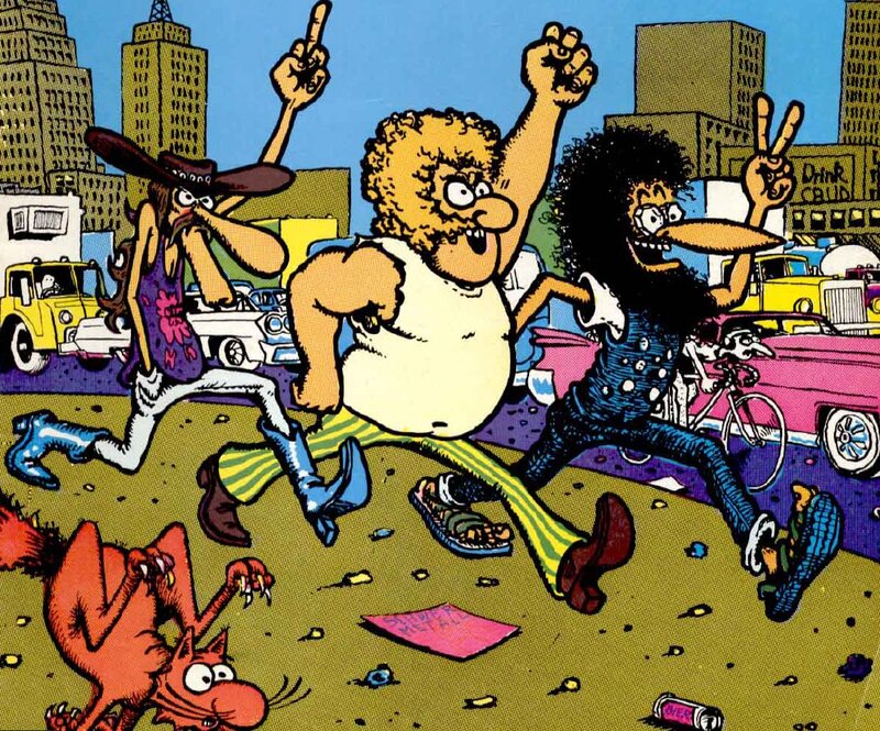 Three Men Running
