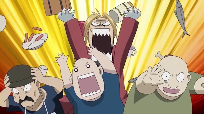 Three Men Screaming