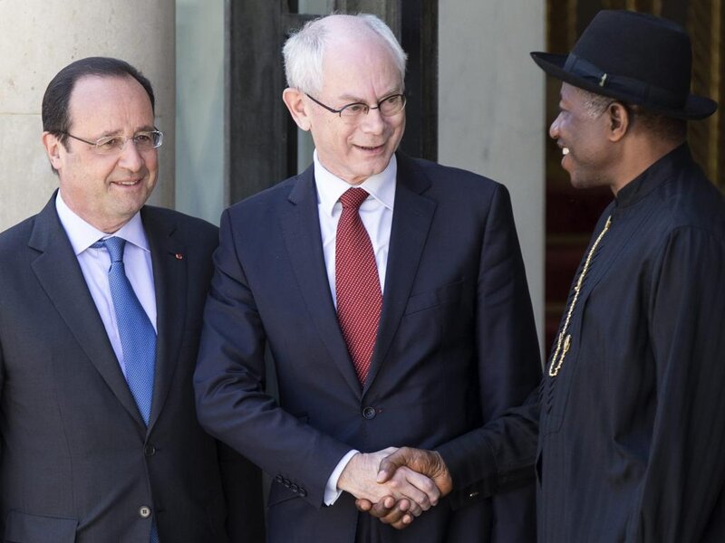 Three Men Shaking Hands