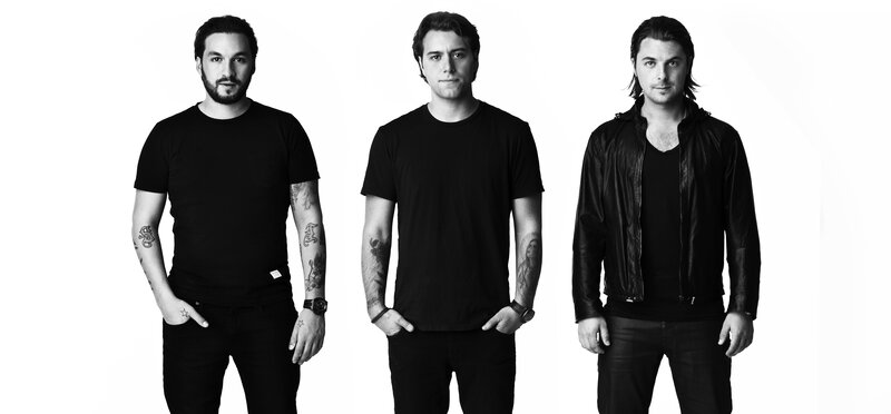 Three Men Standing — Black, Neutral