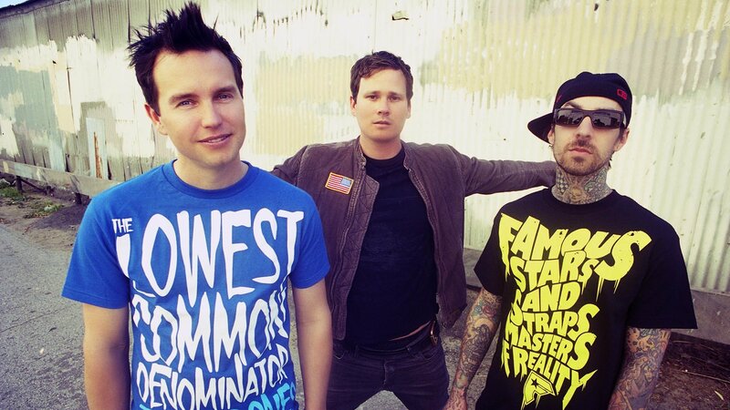 Three Men Standing — Blue, Casual