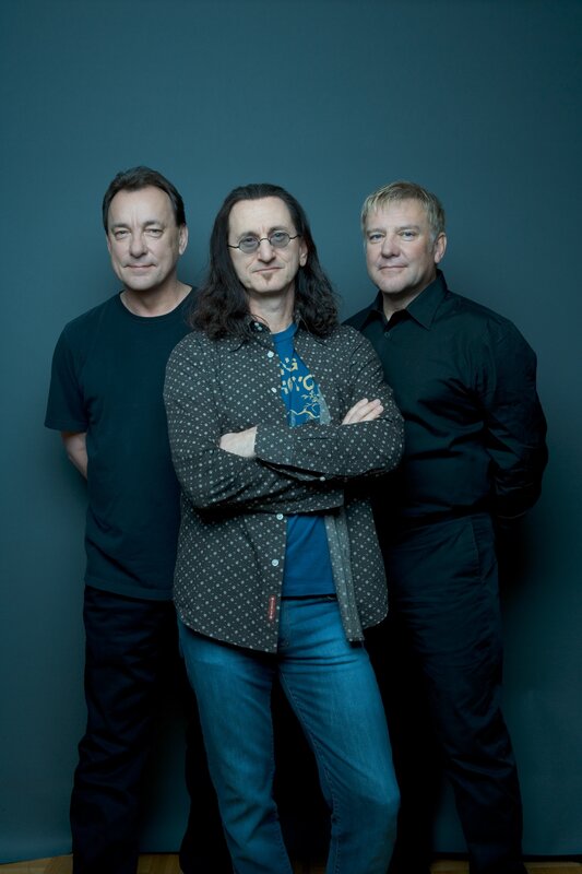 Three Men Standing — Blue, Neutral