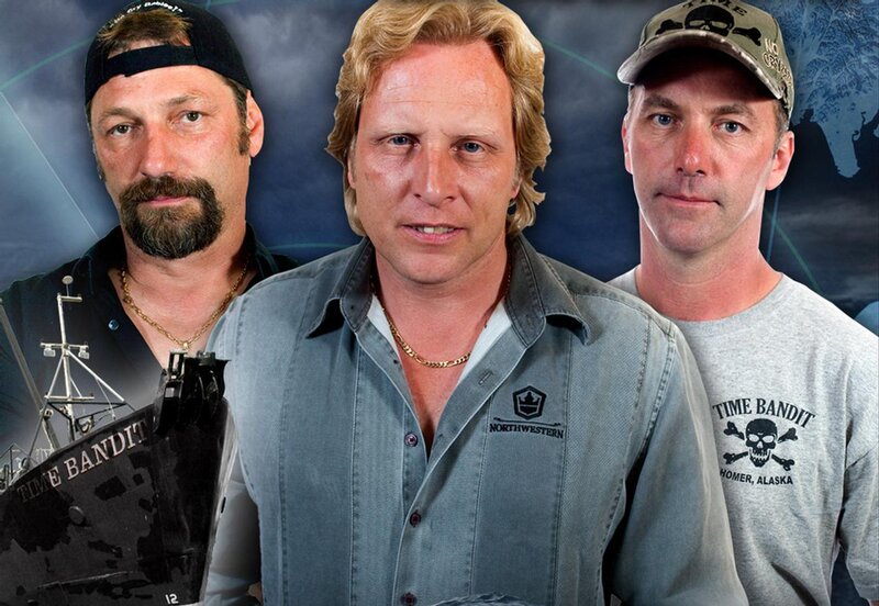 Three Men Standing — Blue