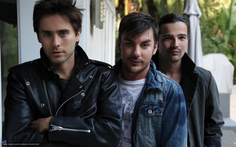 Three Men Standing Together — Black