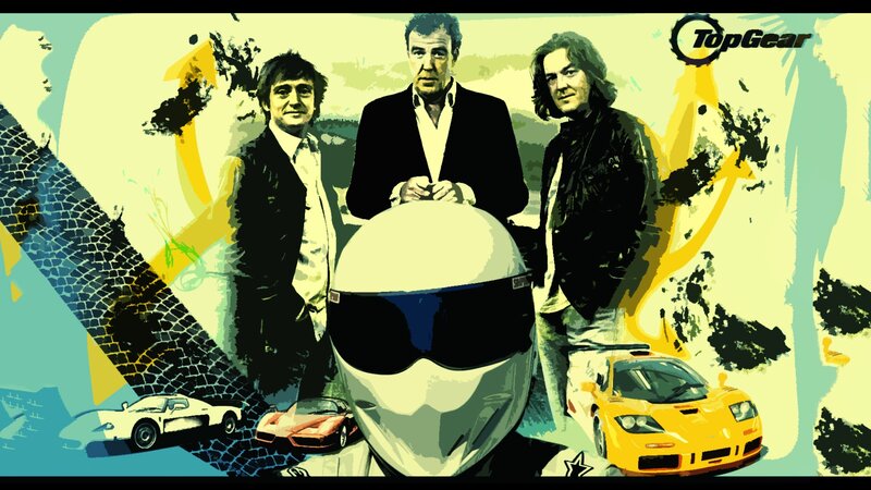 Three Men with Cars — Yellow