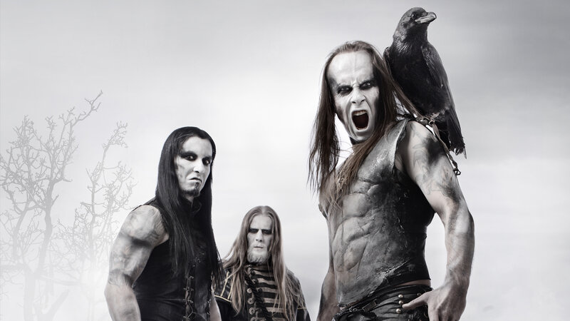 Three Men with Crow