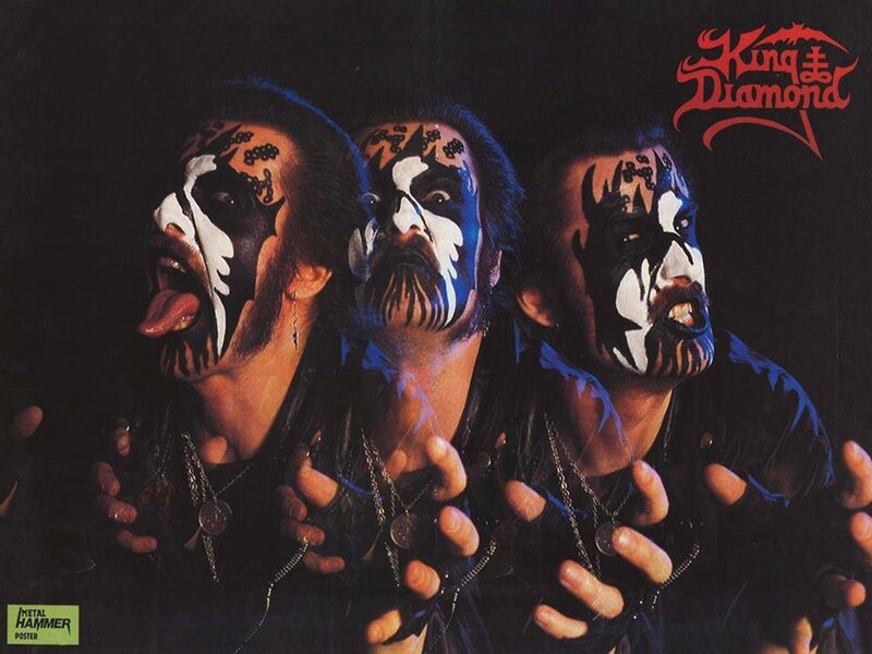 Three Men with Face Paint — Black