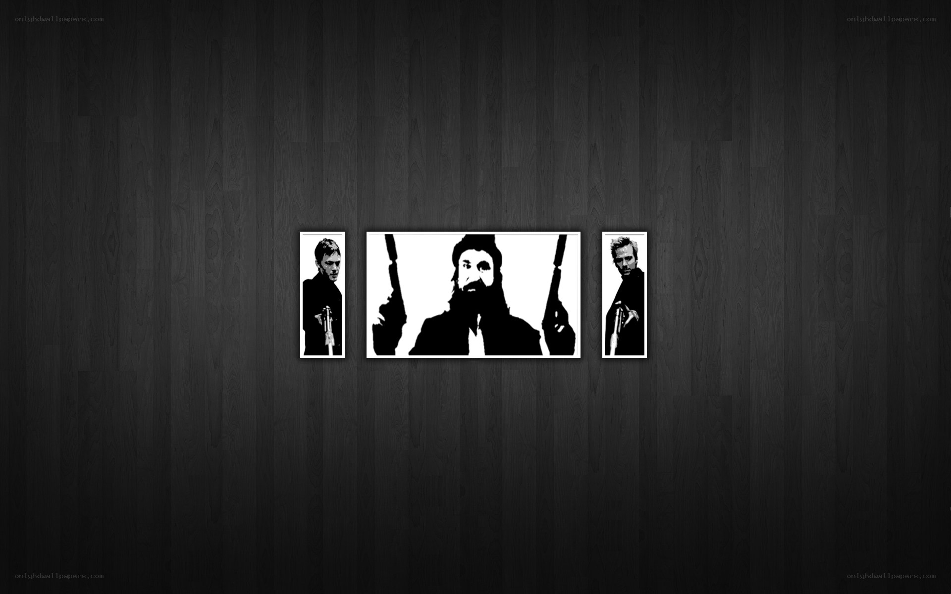 three men with guns
