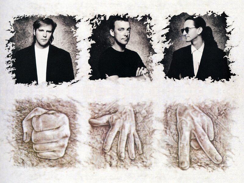 Three Men with Hands