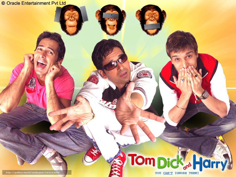Three Men with Monkey Heads