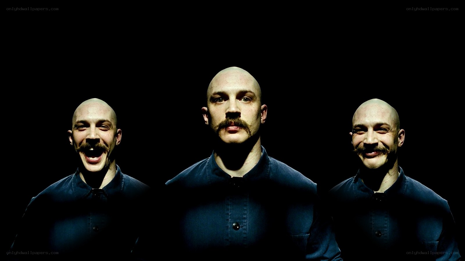 Three men with mustaches