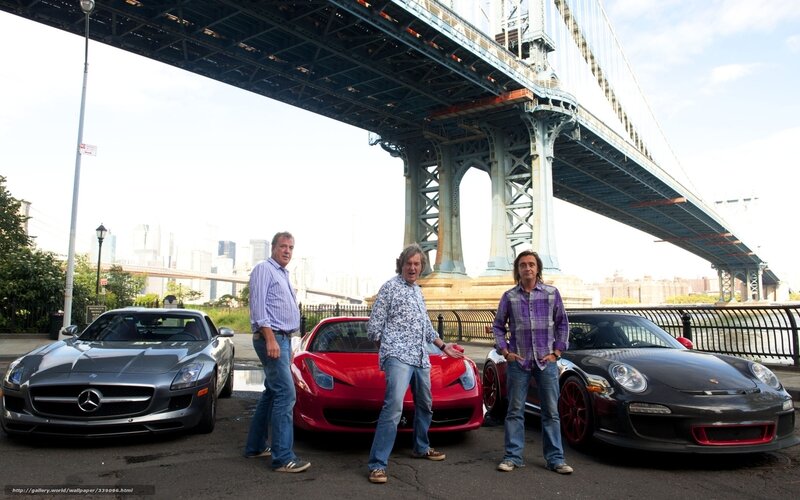 Three Men with Sports Cars
