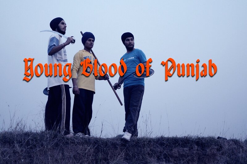 Three Men with Weapons — Blue, Dramatic, Morning