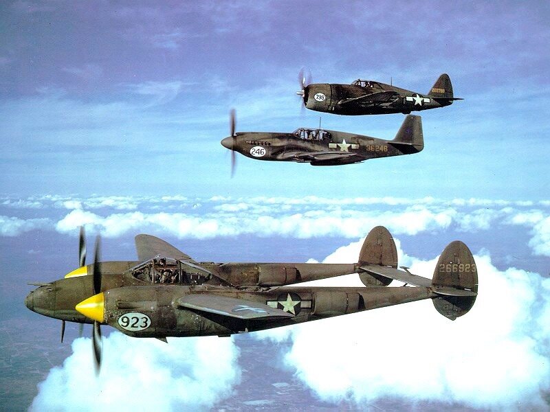 Three Military Aircraft