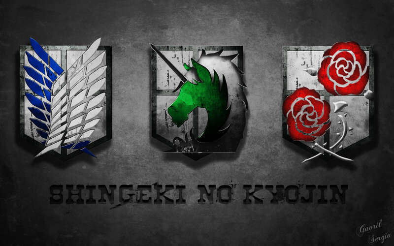 Three Military Emblems — Black
