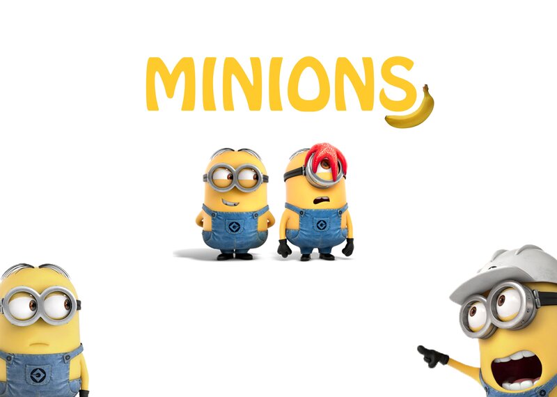 Three Minions Characters — Yellow