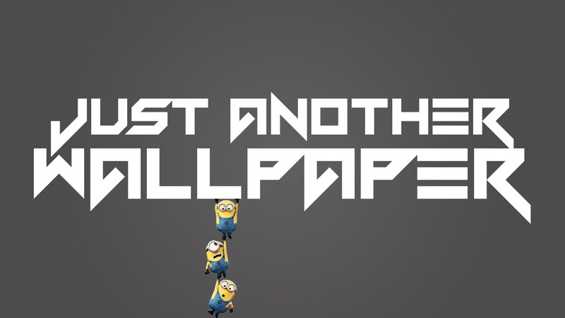 Three Minions Hanging — Gray