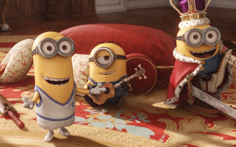 Three Minions in Costumes