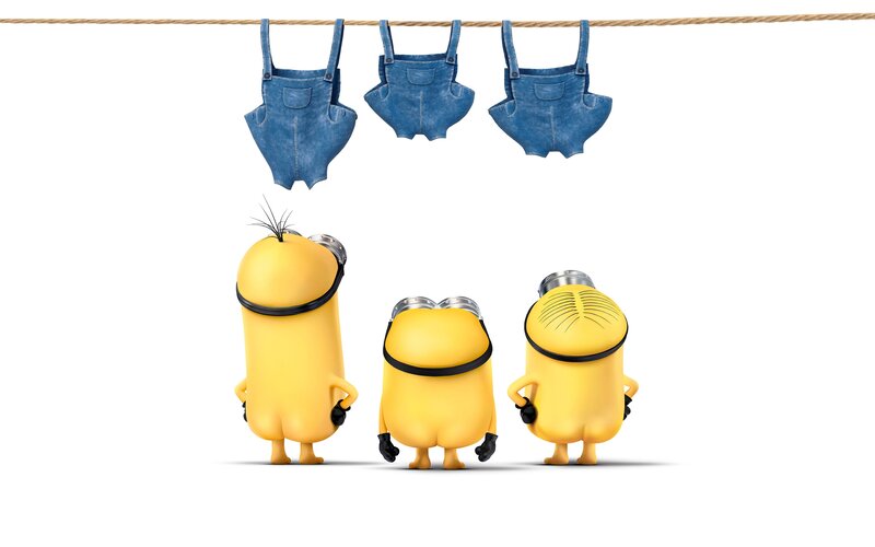 Three Minions Standing