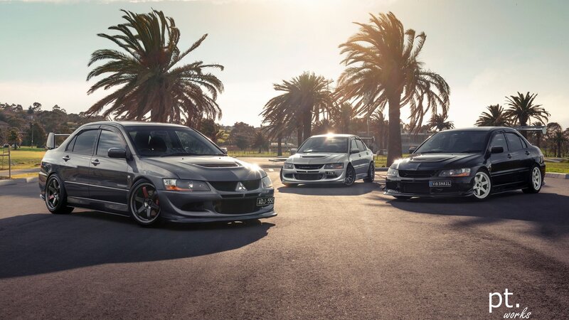 Three Modified Cars