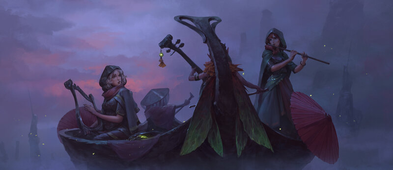 Three Musicians in a Boat