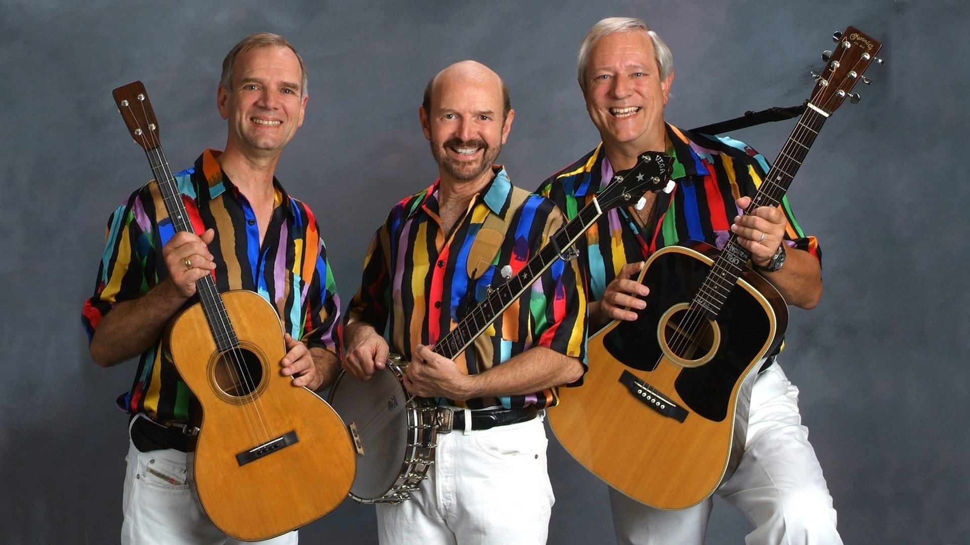 Three musicians with instruments