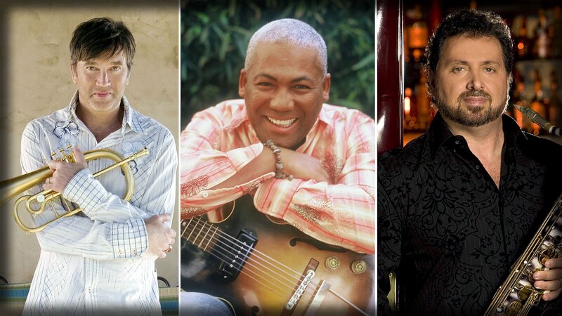 Three musicians with instruments