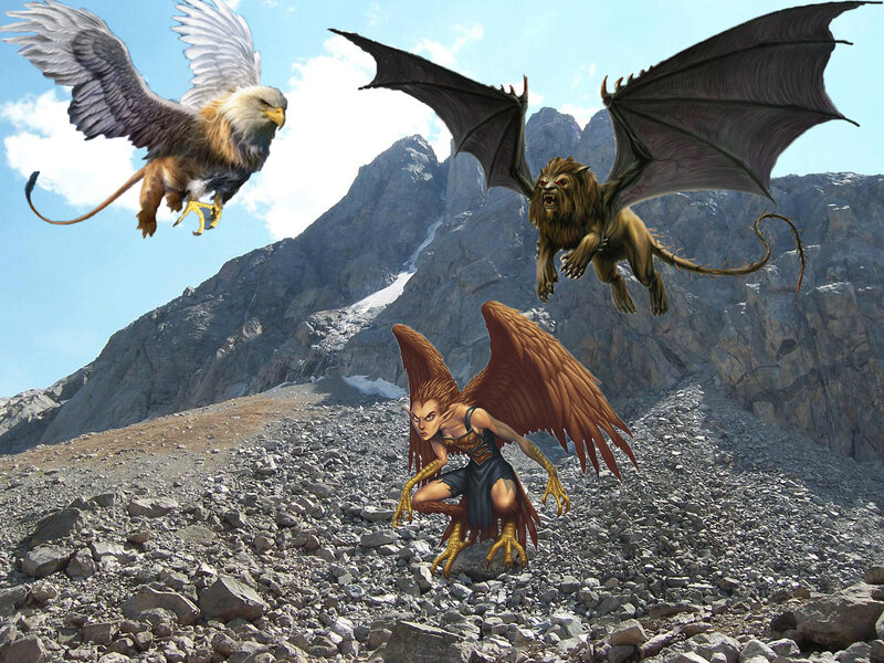 Three Mythical Creatures