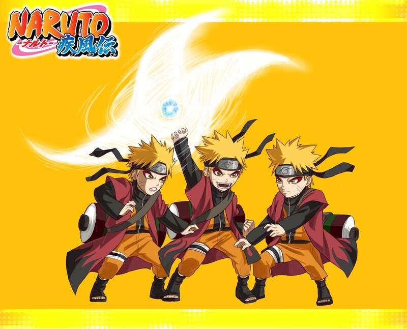 Three Naruto Characters — Yellow