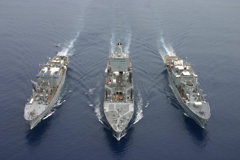 Three Naval Ships