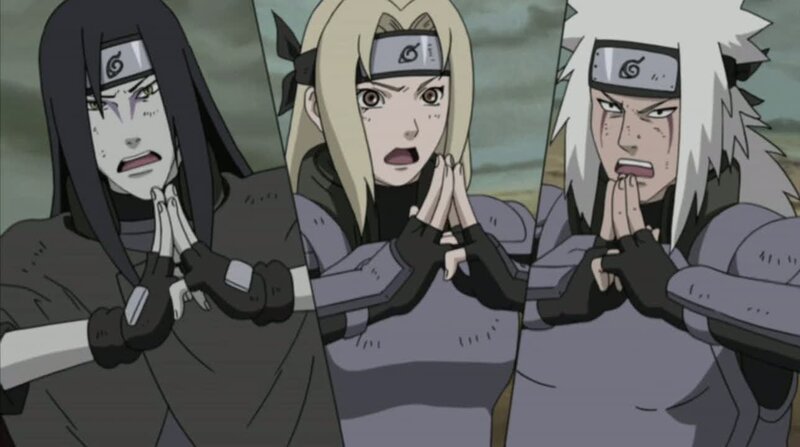 Three Ninja Characters