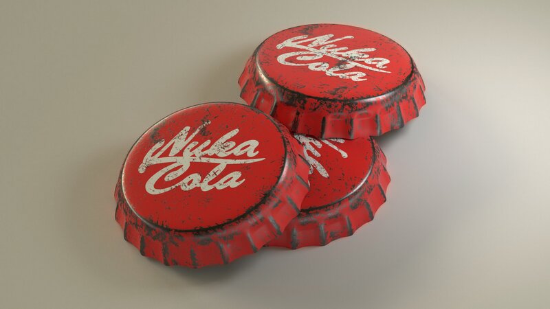 Three Nuka Cola Caps