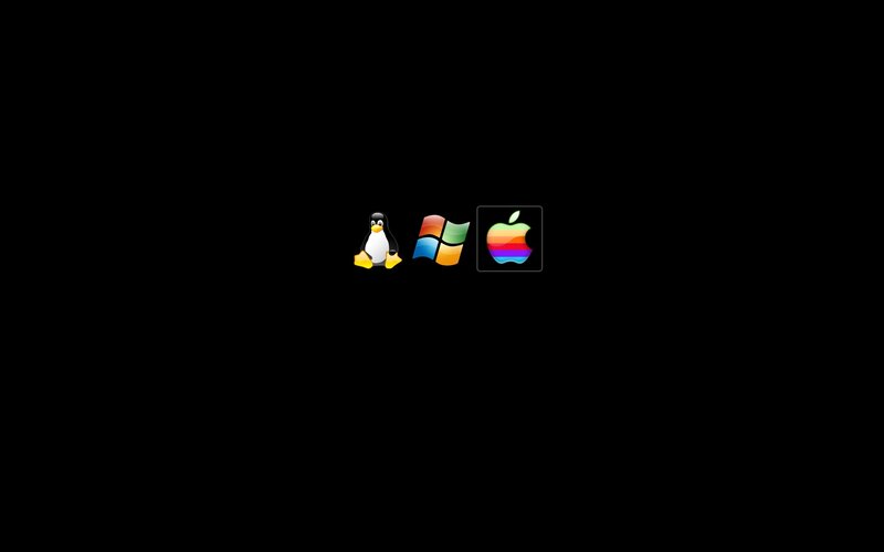 Three Operating System Logos