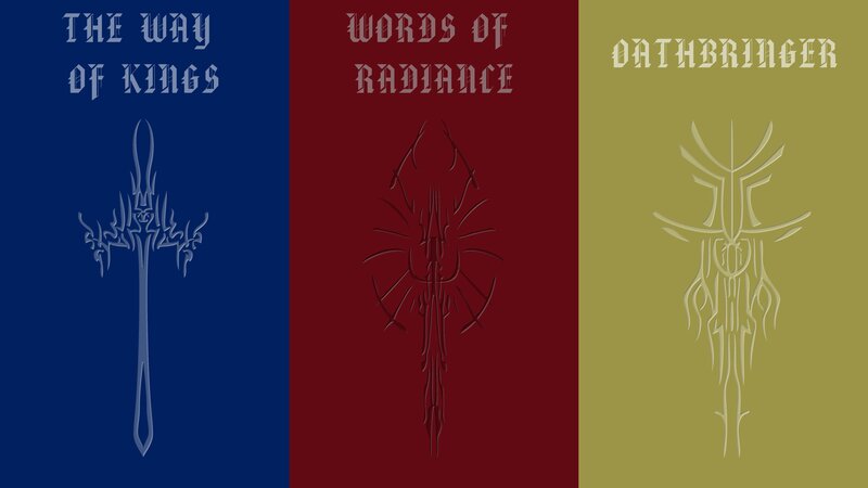 Three Ornate Swords — Blue